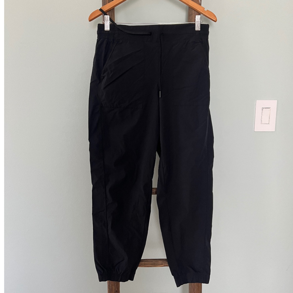 Jockey Joggers Lightweight Athletic Training Pants Drawstring Black Size M‎